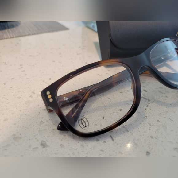 Tortoise Cartier Fashion Eyewear - Picture 3 of 8